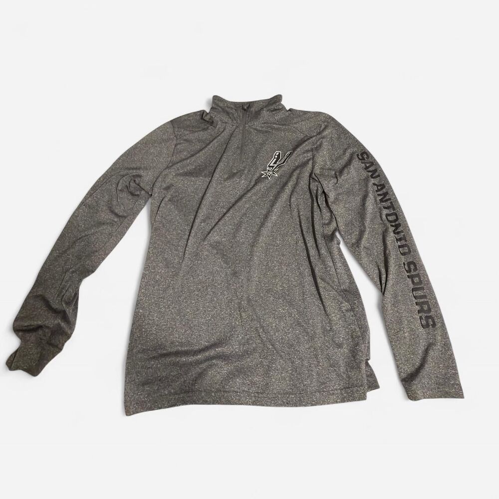 Nba Men's Grey and Brown Sweatshirt